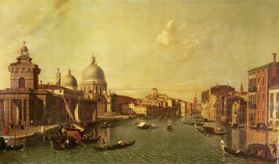 The Church of La Salute and the Grand Canal by Giovanni Antonio Canal